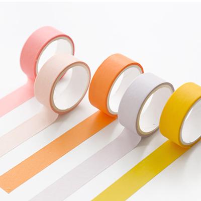 China Easy To Tear Wholesale Colorful Masking Paper Tape Rainbow Washi As Promotional Gift for sale