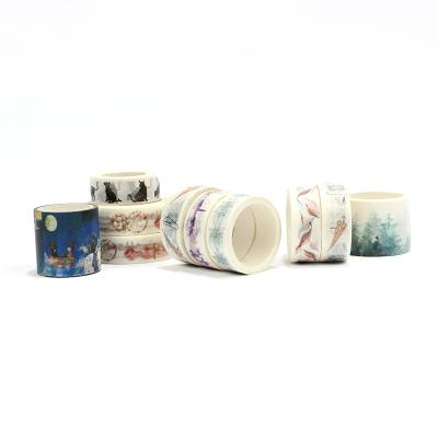 China Wholesale high quality cute floral printed custom waterproof washi tape for sale