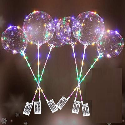 China Festival Decoration Pick LED Party Lights Decoration Light Bobo Balloons For Festival Decoration String Lights for sale