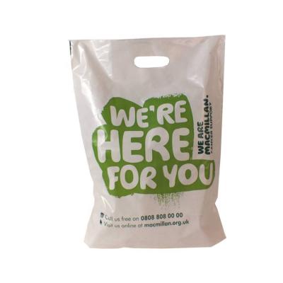 China EN13432 100% Bio Heavy Duty Biodegradable Customized Printing Degradable Shopping Plastic Bag For Supermarket for sale