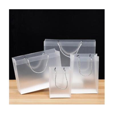 China 15 Size PVC Custom Eco Friendly Clear Clear Plastic Reusable Waterproof Shopping Bag BIODEGRADABLE for sale