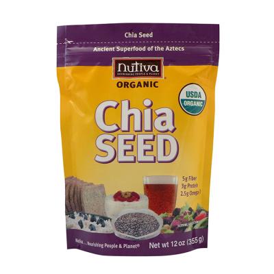 China Custom Printed Plastic Flexible Agricultural Bags Moisture Proof Chia Sunflower Flower Seeds Packaging Logo PLA PBAT Corn Biodegradable for sale