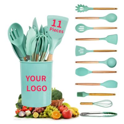 China Sustainable Kitchen Tools 2020 Silicone Cookware Set Set , Fashion Household Kitchenware for sale