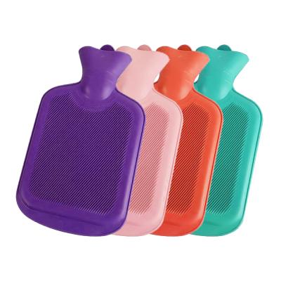 China Wholesale Premium Classic Hot Water Bag Winter Pink 1000Ml Classic Hot Water Bottles Rubber for sale