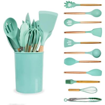 China Sustainable Amazon Hot Tool Kitchen Utensils Set Amazon Silicone 11 Piece Stainless Steel Kitchen Accessories for sale