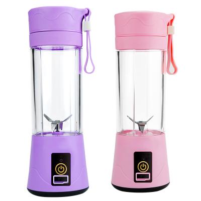 China Car Blender Cup USB Water Bottle Squeezer Mini Fruit Blender Rechargeable Cup for sale