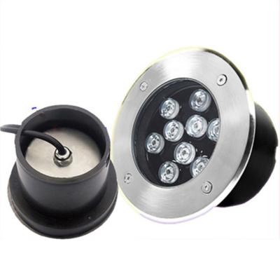 China Wholesale Scandinavian Outdoor Waterproof Stainless Steel Lawn Ground Light Water Fountain Garden Lights for sale