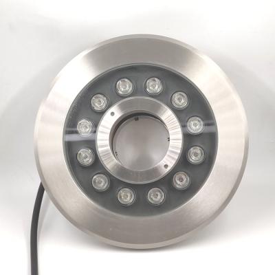 China Waterproof Garden RGB Fountain Circle Led Ip68 Light 165GMK-9*1W Stainless Steel Fountain Lamp for sale