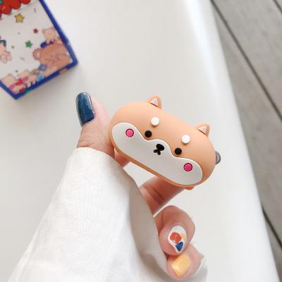 China For Airpods 1/2 Cartoon Case Corgi Dog For Airpods 1 2 Case Silicone Earphone Wireless Protective Cove For AirPods pro 3 Shell Comfort for sale