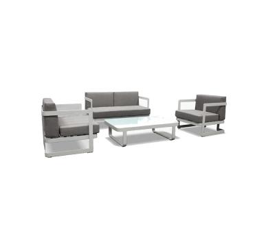 China Contemporary New Style Sofa Sets Outdoor Furniture Patio Aluminum Garden Sofa Set for sale