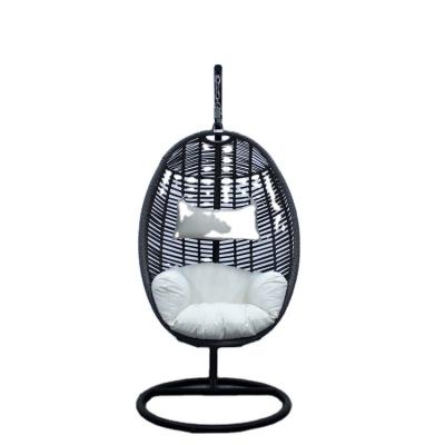 China Durable Stable Comfortable Indoor Rattan Swing Garden Hanging Chair for sale