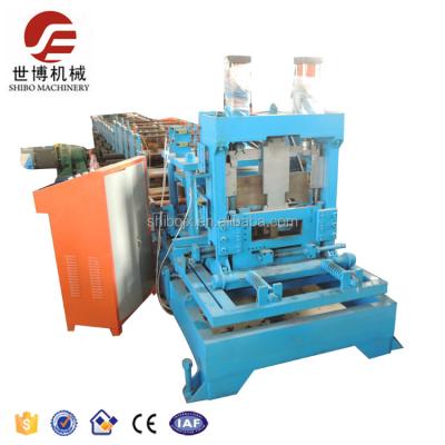 China Building material shops c z purlin position seam roof panel full automatic roll forming machine for sale