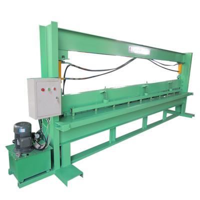 China Building Material Shops Cold Formed Rolling Swing Shearing Making Machine For Roof Panels for sale