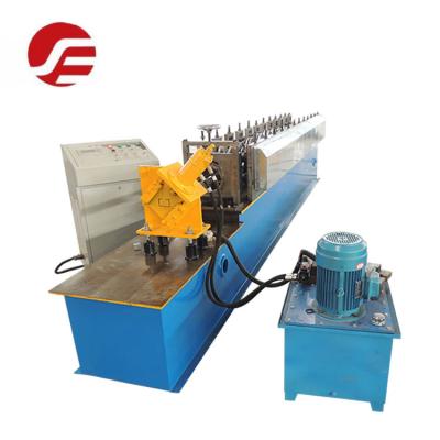 China Building Material Shops Aluminum Metal C U Profile Section Roll Forming Machine for sale