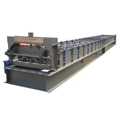 China Building Material Stores High Speed ​​Automatic Cold Steel Structural Floor Decks Roll Forming Machine for sale