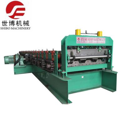 China New Style High Quality Building Material Stores Aluminum Iron Decker Steel Deck Floor Roll Forming Machine for sale