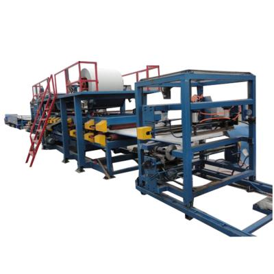 China Building Material Shops Automatic Sandwich Panel Production Line EPS Insulation Roof Panel Making Machine for sale