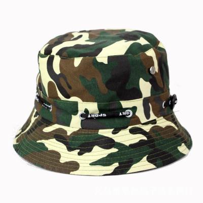 China Comfortable New Arrive Low MOQ Fashion Camouflage Popular Ladies Adults Children Bucket Type Custom Print Bucket Hat for sale