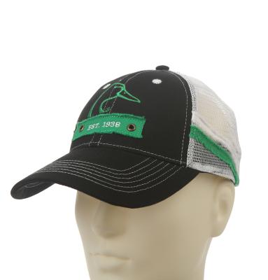 China Wholesale Black COMMON Mesh Trucker Cap Embroidery Patch Custom Logo for sale