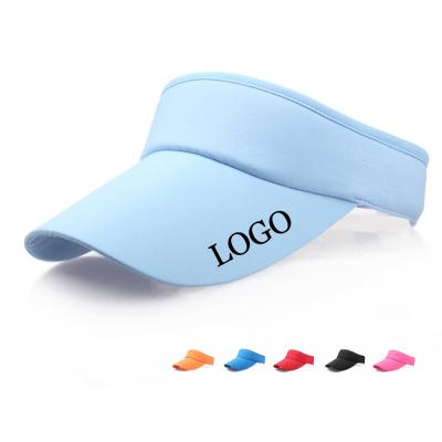 China breathable & Wholesale Waterproof Summer Cotton Sun Visor Hat Outdoor Unisex Cool Hat With Custom Logo Print for sale