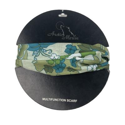 China Multifunctional Promotion Custom Fish Printing Designer Headwear Seamless Fishing Bandana Neck Tube Bandana for sale