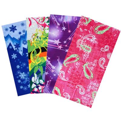 China Custom Bandana Different Wearing Logo Multifunctional Head Scarf Headwear Many Functions Custom Bandana Seamless Tube Tube for sale