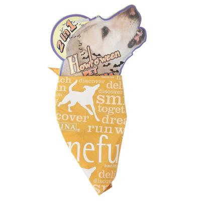 China Sustainable Fashion Triangle Dog Scarf Custom Pet Bandana With Full Printing Pattern for sale