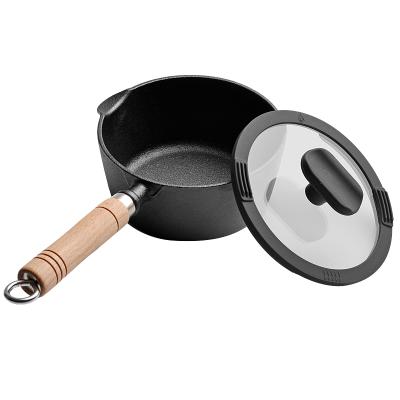 China Viable wholesale small cast iron soup non stick coated pot for sale for sale