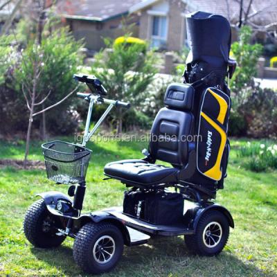 China Steel 4 Wheels Single Seat Electric Golf Buggy for sale