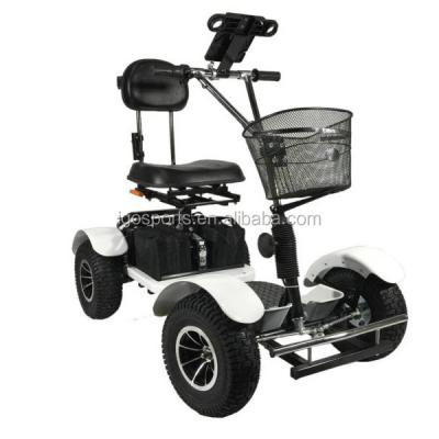 China Steel 4 Wheels Single Seat Electric Golf Cart for sale