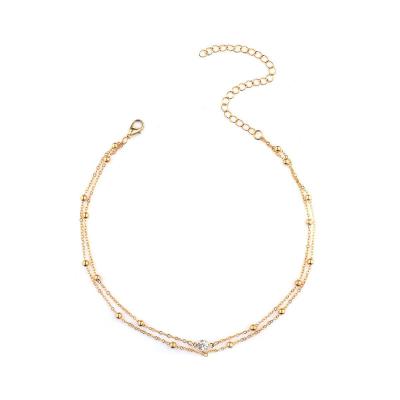 China TRENDY Necklace Accessories Female Clavicle Charm Jewelry Body Chain Bikini Breast Jewelry XOXO Chain Necklace Set for sale