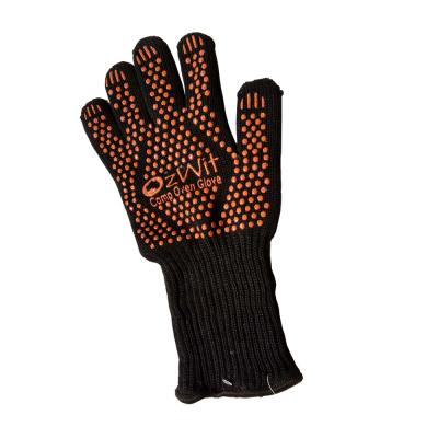 China Easily Cleaned Heat Resistance Glove Aramid Fiber Glove For Grilling Red Baking And Oven Baking Fireplace Frying And Smoker Kitchen for sale