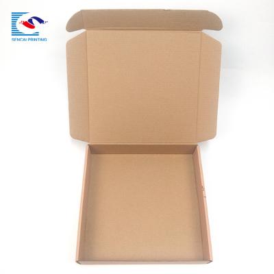 China Recycled Materials Sencai Mailing Box Recyclable Corrugated Mailing Box Logo Cardboard Folding Box For Custom Printing Shipping for sale