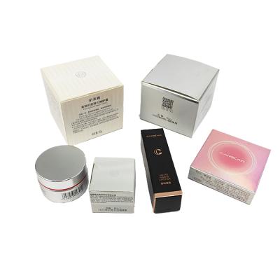 China Recyclable Excellent Quality Luxury Cosmetics Paper Box Packaging For Face Cream Bottles for sale