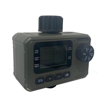 China DC 12V Automatic Irrigation Water Battery Operated Control Automatic LCD Display Watering Timer for Garden for sale