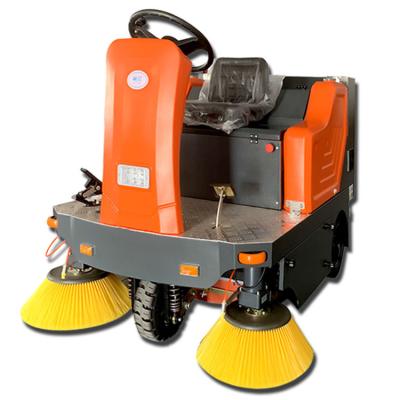 China Competitive Price Battery Operated Dual-Brush Floor sweeper road sweeper machine for sale