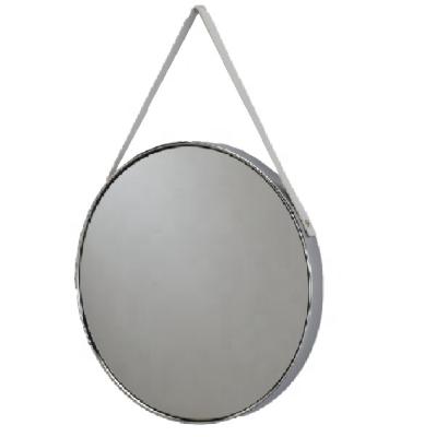 China Morden Luxury Hanging Mirror With Hard PVC Leather Strap for sale