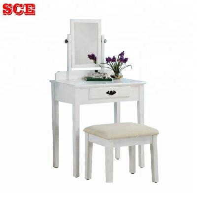 China Solid Wood TAIWAN Manufacture Bedroom Furniture Sets Modern Designs Dressing Wooden Table for sale