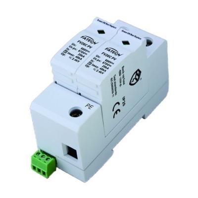 China 40kA 1000V DC Photovoltaic Surge Arrester FV20C/2-1000PV for sale