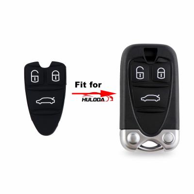 China For Alfa Romeo 159 Brera 156 Spider 3 Button Car Key Shell Silicone Rubber Protector Alf-KS-01C for sale