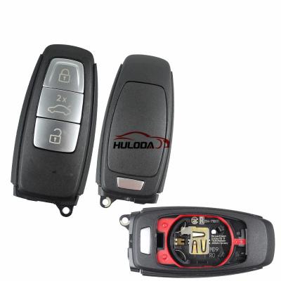 China original for Audi 3 button remote key with 434mhz FSK model for Audi 2017 A8 Aud-RK-09Boriginal for sale