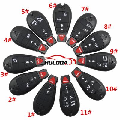 China For Chrysler Keyless Aftermarket Go Remote Key With 433mhz PCF7945 Chip IYZ-C01C FCCID: 56046736AA Chry-RK-07C for sale