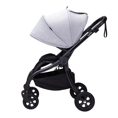 China ALUMINUM ALLOY LUXURY LIGHT WEIGHT HIGH LANDSCAPE BABY STROLLER / EUROPE STANDARD BABY PRAM 3 IN 1 for sale