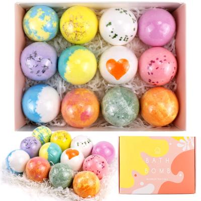 China OEM Custom Moisturizing Cleansing Bath Fizzies Manufactures Private Label Organic Bath Fizzy Bubble Bombs Gift Set for sale