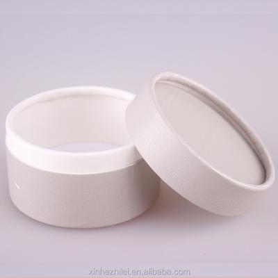 China Guangzhou Aseptic Cylindrical Cylinder Round Cardboard Paper Gift Box / White Card Paper Tube Packaging With Screw Lids for sale