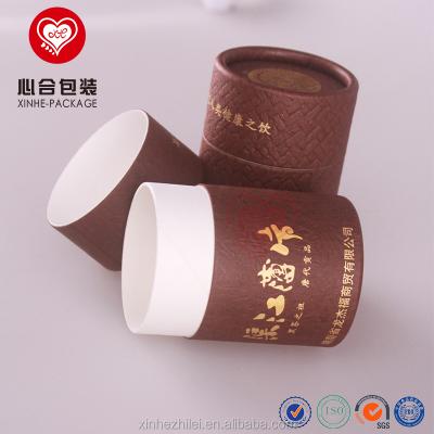 China Eco-freindly recycled packaging cylinder tea boxes/cheap quality paper box food grade packaging/small cardboard tube tea packaging container for sale