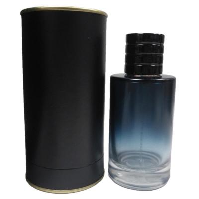 China Biodegradable Round Package Perfume Box Cylinder With Bottles for sale