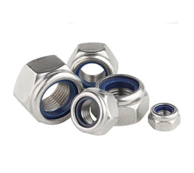 China Newest Heavy Industry Design High Quality Fasteners High Precision All Metal Hex Nylon Lock Nut for sale