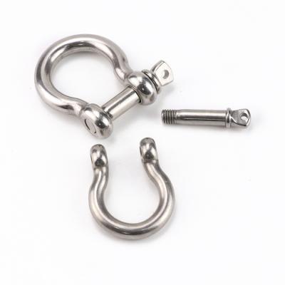 China High Quality Hot Forged Heavy Industry Bow Shackle Stainless Steel Shackles for sale