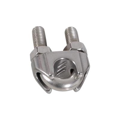 China Handle 304 / 316 USA Type Adjustable Wire Rope Clamp Malleable Stainless Steel Handle for sale